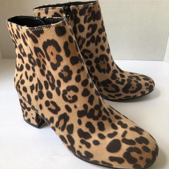time and tru leopard boots
